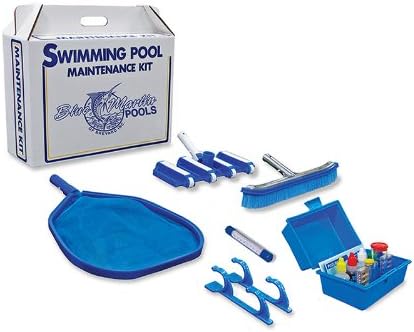 18" Blue 6-Pieces Swimming Pool Maintenance Kit