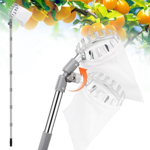Fachmach 4.2M Fruit Picker with Telescopic Handle Pro Tall Tree Fruit Picker