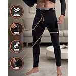 CL convallaria 2 Pack Thermal Underwear for Men Long Johns Fleece Lined Base Layer Set Winter Bottom Top 2XS-6XL - Image 5