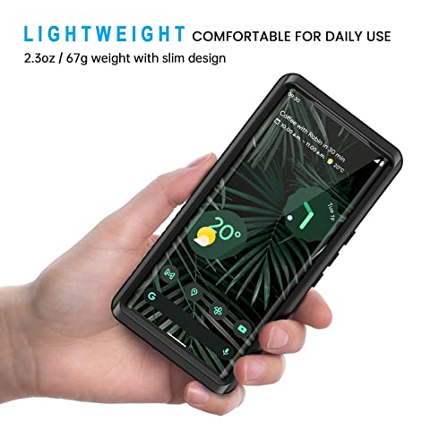 Lanhiem for Pixel 6 Pro Case, Waterproof Pixel 6 Pro Cases with Screen Protector Dustproof Shockproof Cover - Image 4
