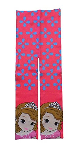 Disney Big Girls' Sofia The First Tights (Medium) Pink/Blue2