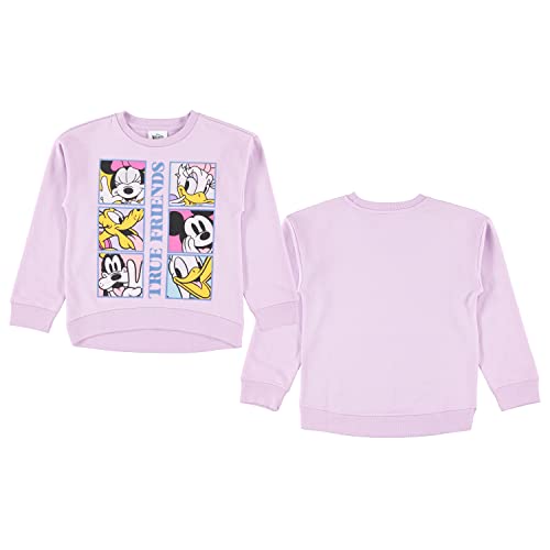 Image of Disney Girls Sweatshirt & T-Shirt Set - Minnie Mouse & Lion King Clothing Set- Sizes 4-16