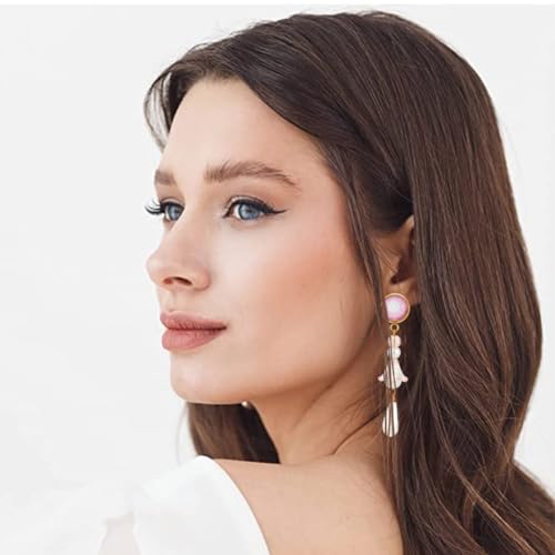 Beebeecraft 1 Box 50Pcs 12mm Tray Flat Round Stud Earrings Findings 304 Stainless Steel Blank Post Earring with Loop and Ear Nuts for Earring Making DIY by Beebeecraft - Image 5