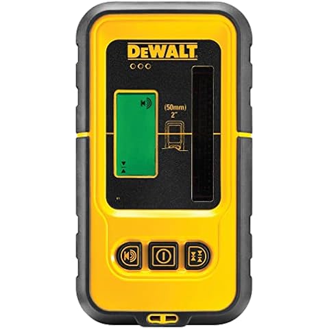 DEWALT Red Line Laser Detector with 50m Range Cover