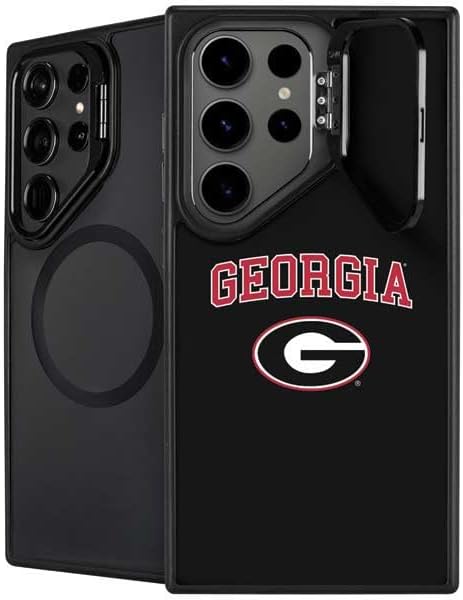 Skinit Kickstand Phone Case Compatible with Galaxy S24 Ultra - Officially Licensed University of Georgia Dawgs Design