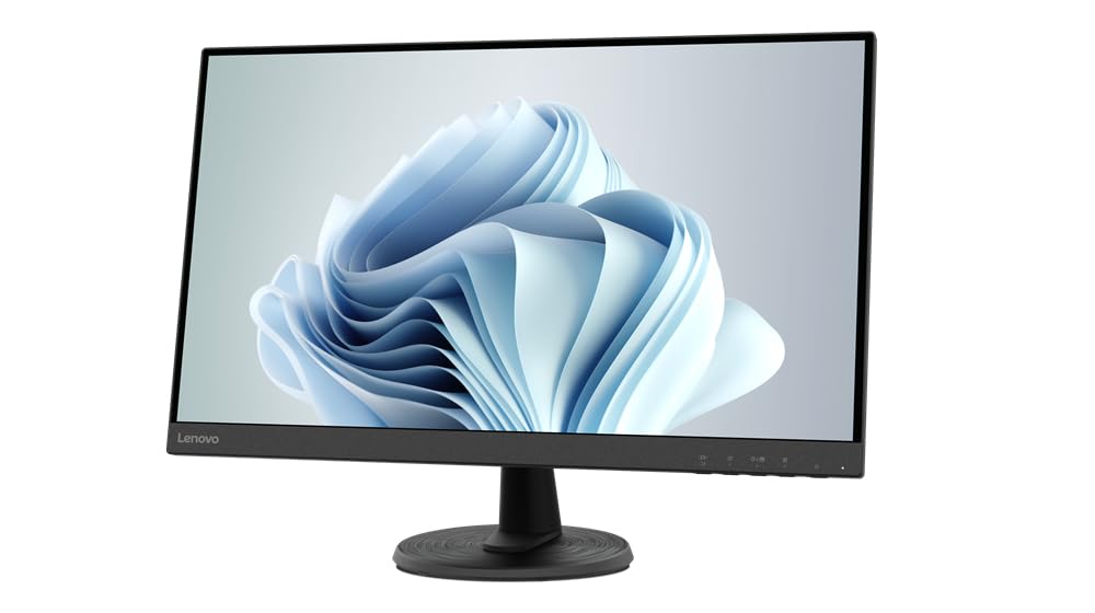 Lenovo Monitor D27-45 | 27" Full HD | 1920 x 1080 | 75 Hz | 250 nitów | Czas reakcji 4 ms | Panel VA | HDMI | VGA | AMD Radeon FreeSync | przeciwodblaskowy, 4,6 kg, czarny