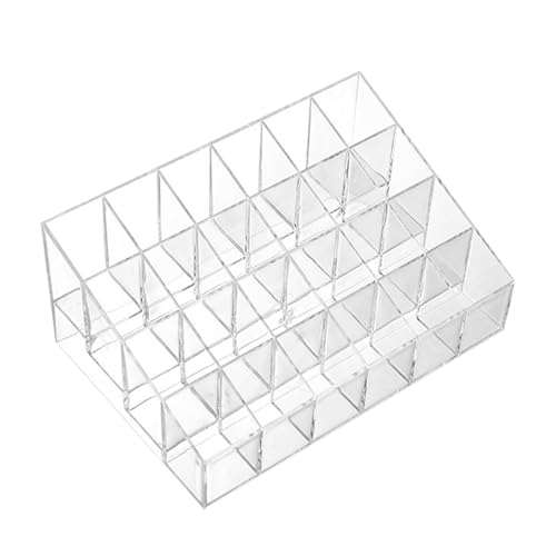 gifyym Porta Grids - Organizer Per Esktop | Vetrina Per Lucidalabbra, Tubi Per Rosetti | Portaoggetti Per Cosmetici Ad Alta Trasparenza Per Vanità | Torre Per Il Trucco Resistente E Facile