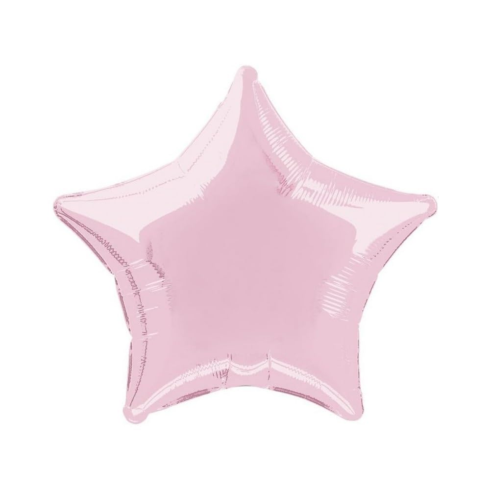 Unique Party 53329 - 20" Foil Pastel Pink Star Helium Balloon