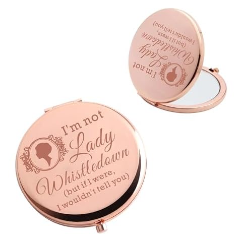 BAUNA Society Papers Inspire Lady Makeup Mirror Gift Book Lover Travel Mirror I'm Not Lady (Lady Compact Mirror) Cover