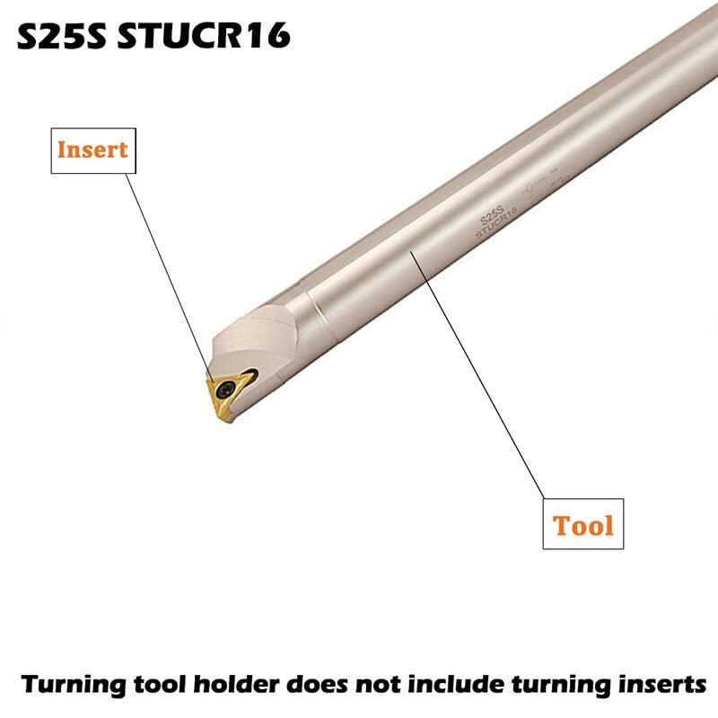 Porta Herramienta Torno Para Acabado S16Q STUCL11 Izquierdo miniatura 3