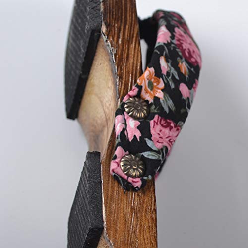 Geta tamancos infantis chinelos sandálias de madeira tamanho 16 a 22 adolescentes cosplay fantasia f