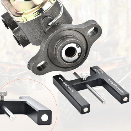 Norkmdi Car Brake Booster Push Rod Adjustment Tool, Vehicle Brake Pedal Distance Booster with Adjustable Pins, Magnet Master Cylinder Auto Braking Push Rod Length Gauge Tool, Universal Fit - Thumbnail 6