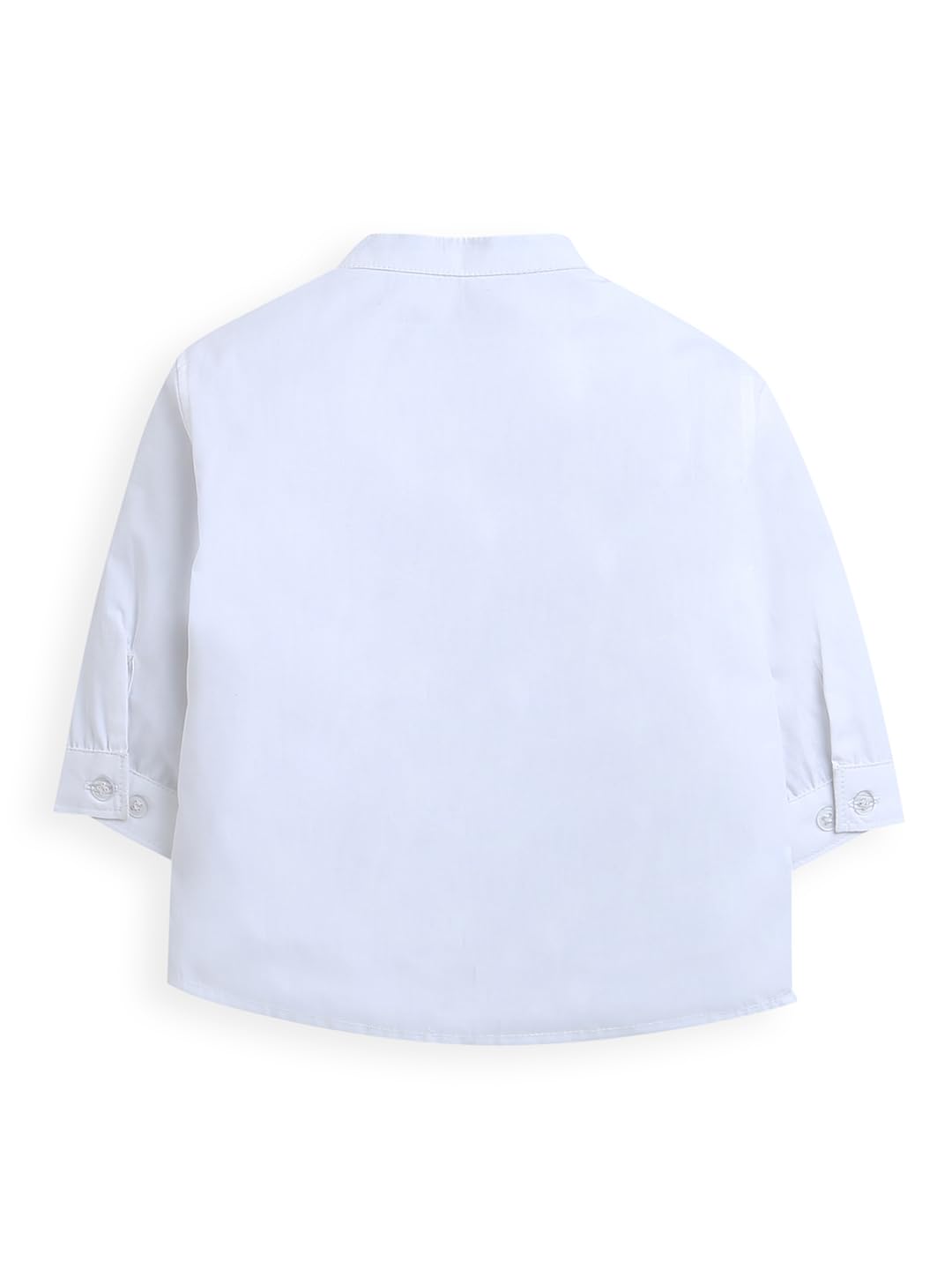 ZIP ZAP ZOOP White Full Sleeve Shirt & Blue Denim Shorts Pant Boys Co-ord Set | 1.5-2 Years 1