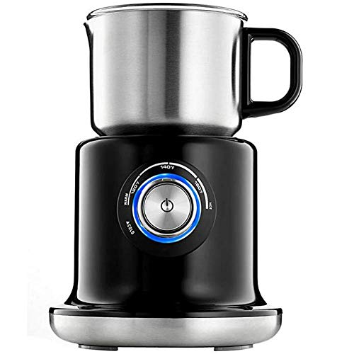 BBZZ Milchaufschäumer, 700 ml, Stahl, spülmaschinenfest, abnehmbarer Milchkännchen, mit Strix Temperaturkontrolle, für…