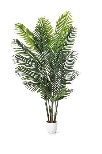 PASCH Areca - Grand palmier artificiel - 180 cm - Réaliste et durable