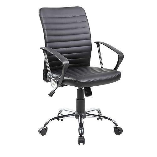 Cadeira Presidente Escritório Giratória Fox Office C161w - Preto