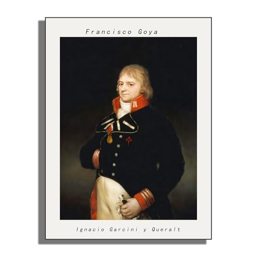 Francisco Goya Fall Canvas Wall Art - Ignacio Garcini Y