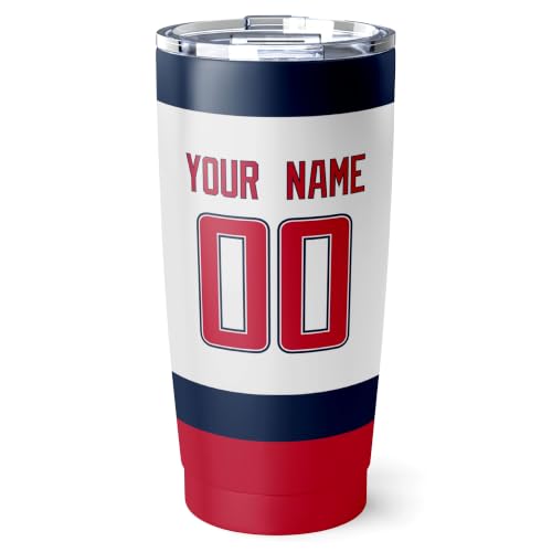 Image of ANTKING Washington Tumbler 20oz Custom Name Number Travel Mug Gifts | Stainless Steel Insulated Coffee Cup for Men Women