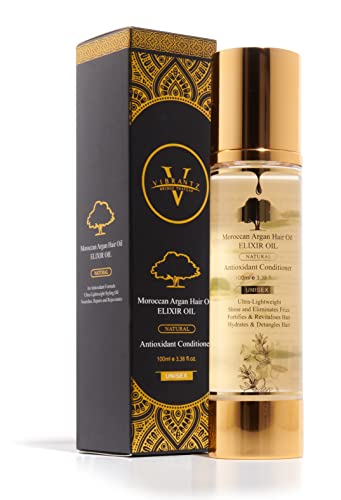 Moroccan Argan Hair Oil with Aloe Vera & Jojoba Seed Oil, Organic Argan Oil for Styling Hair. Beard Oil for Men - Image 3