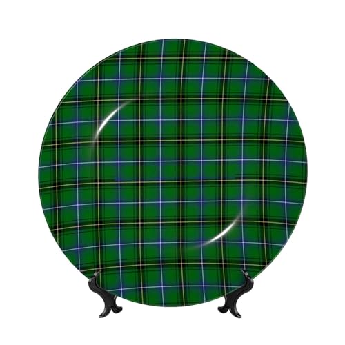 Plato decorativo Dyale Clan Henderson Tartan 10 pulgadas