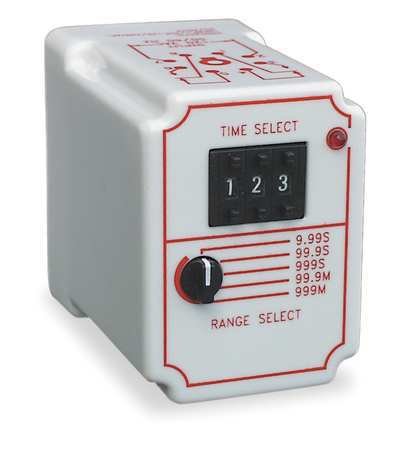 6A854 TIME DELAY RELAY 120VAC (.05SEC.-999MIN.)USED