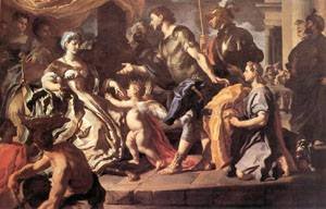 Peinture à l'huile Francesco Solimena, reproduction artistique haut de gamme de 1720