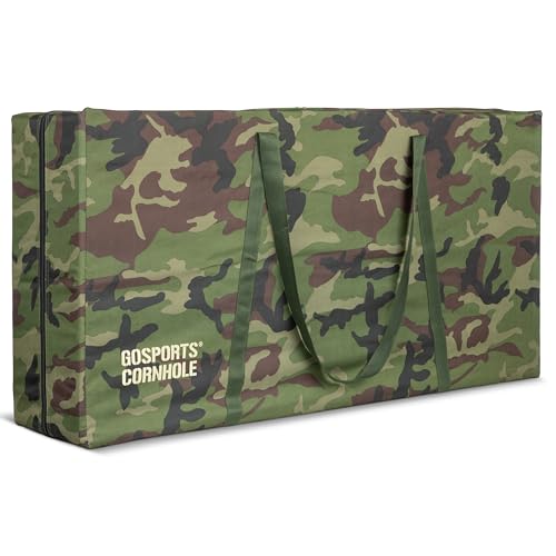 GoSports Estojo de transporte premium Cornhole (tamanho regular ou tamanho da porta traseira)