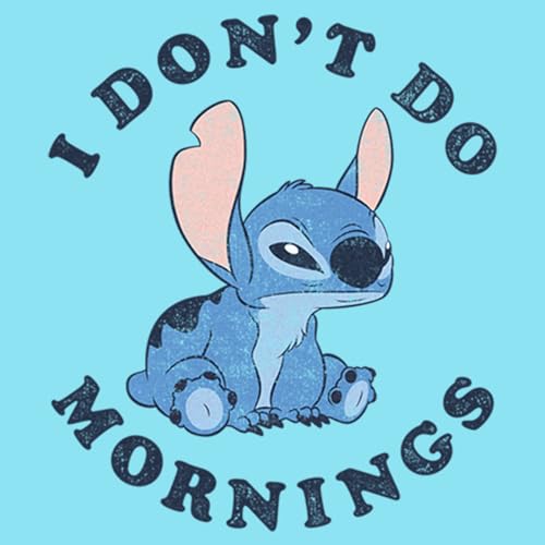 Disney Plus Size Lilo Stitch Mornings Girls Short Sleeve Tee Shirt2