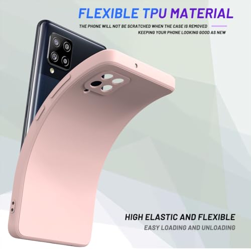 Image of for Samsung Galaxy A42 Case Pink, Scratch Resistant with Soft Touch, Slim Thin Phone Cover for Samsung Galaxy A42