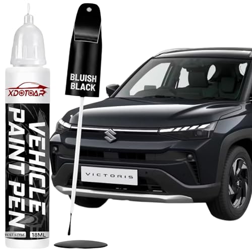 Image of xdotoar Maruti Suzuki Victoris BLUISH BLACK (ZJ3) Touch Up Paint Pen | Car Scratch Remover & Paint Chip Repair | Exact Color Match | Quick Dry Formula | Rust Protection | 18ml