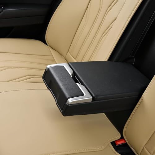 Image of FLORICH Rear Seat Covers Leather Car Seat Covers Waterproof Back Seat Cover Automotive Seat Covers Universal Seat Cushion Protector for Most Cars Trucks SUV-Beige