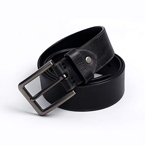Ceinture en cuir à la mode sauvage pour hommes active au bureau comme en voyage