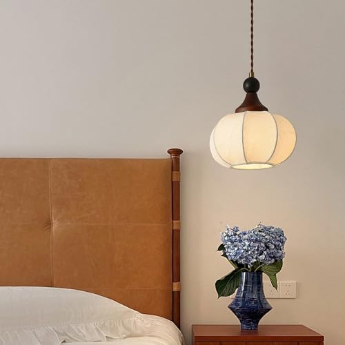 Lámpara de araña vintage de madera para iluminar tu dormitorio de forma cálida 4