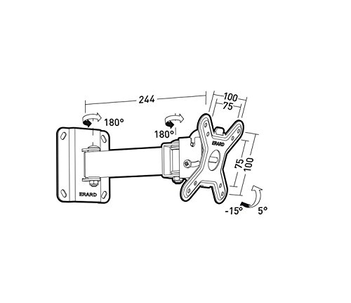 ITB Solution - AMER043410 - staffa twist 90 vesa