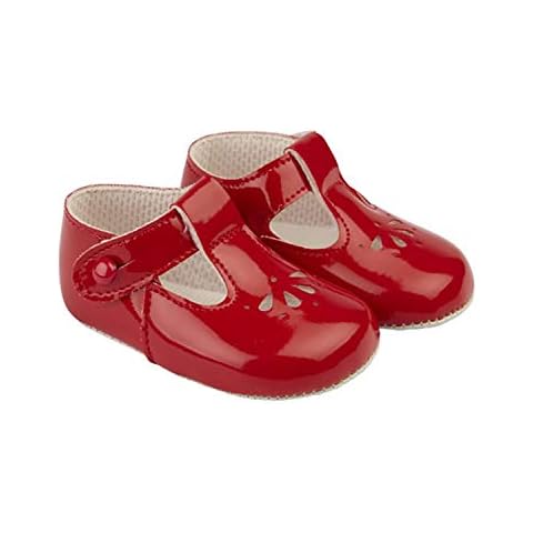 Early Days Baypods Red Patent Baby Shoes Cover