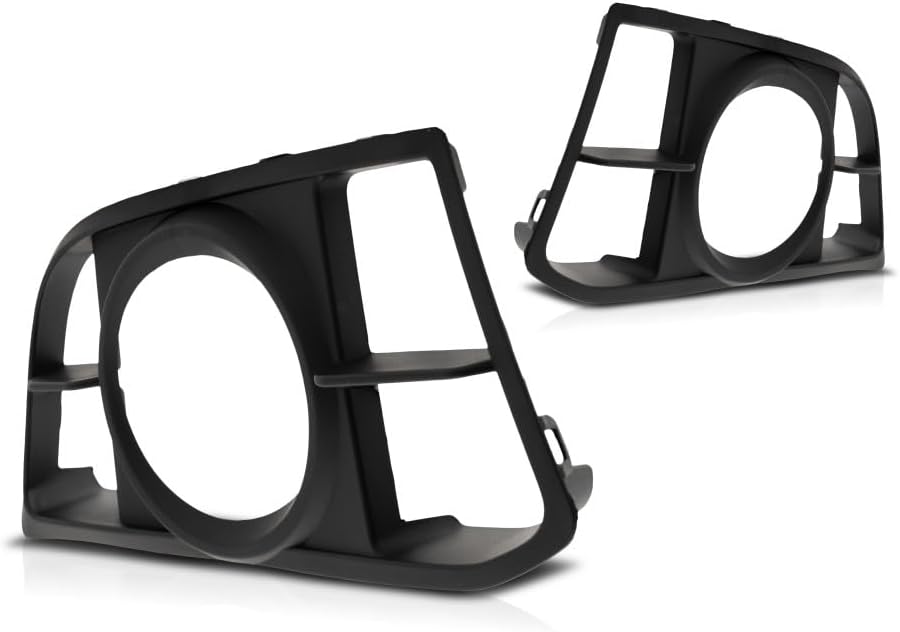 For BMW 528i/535d/535i/550i Fog Light Cover 2014 2015 2016 Driver and Passenger Side Pair/Set | Black | w/M Package | DOT/SAE Compliance | BM1038142, BM1039142 | 51118059001, 51118059002