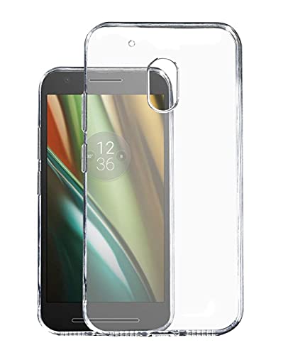 Image of COVERBLACK Rubber Back Cover for Moto G Play (4th Gen) - Transparent