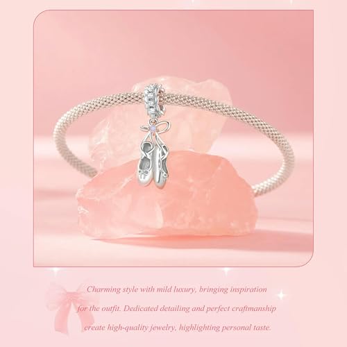 Abalorio de ballet para pulseras recuerdo de danza diario 4