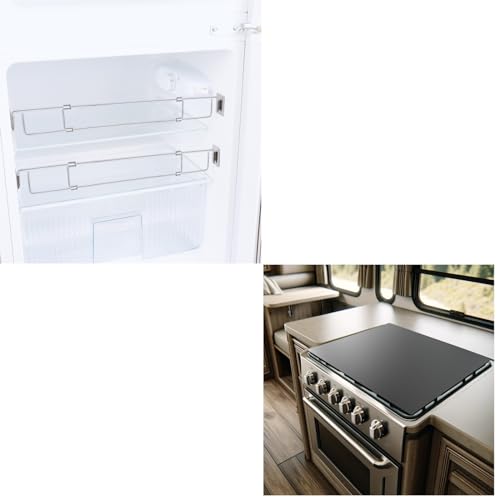 Image of RV Secure Adjustable Bars + Aluminum RV Stove Top Cover