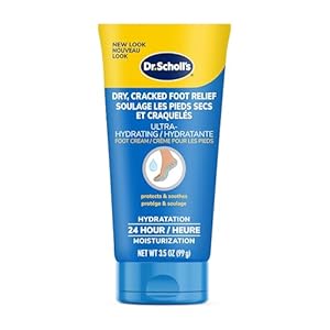 Dr. Scholl’s Ultra Hydrating Foot Cream, Heals and Moisturizes Dry, Cracked Skin, 100 g, 1 count