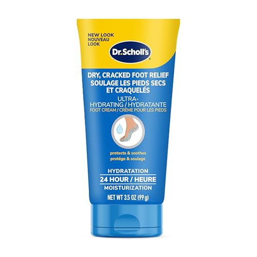 Dr. Scholl’s (DRSC1) Ultra Hydrating Foot Cream, Heals and Moisturizes Dry, Cracked Skin, 100 grams