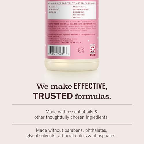 Image of MRS. MEYER'S CLEAN DAY Multi-Surface Everyday Cleaner, Peppermint Scent, 16 Fl Oz Bottle