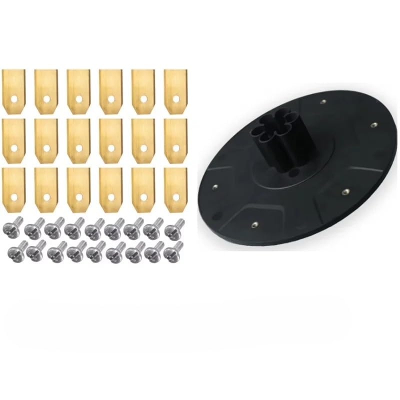 18 Cuchillas avanzadas for Robot cortacésped/cortacésped Husqvarna Automower Aspire de 6(A Set-Gold)