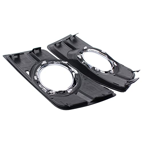 Xtremeamazing 2Pcs Front Driver And Passenger Side Fog Light Cover Bezel For Srx 2010-2016 #TOP18