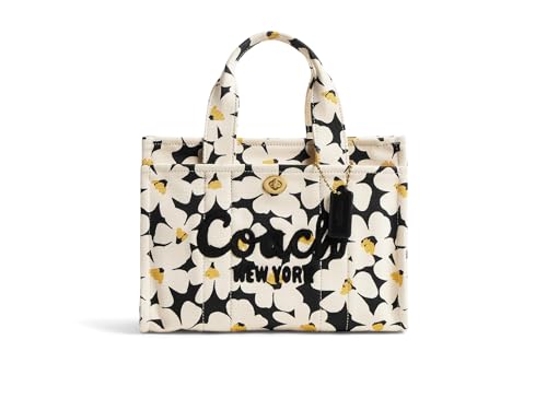 Floral Printed Canvas Cargo Tote 26