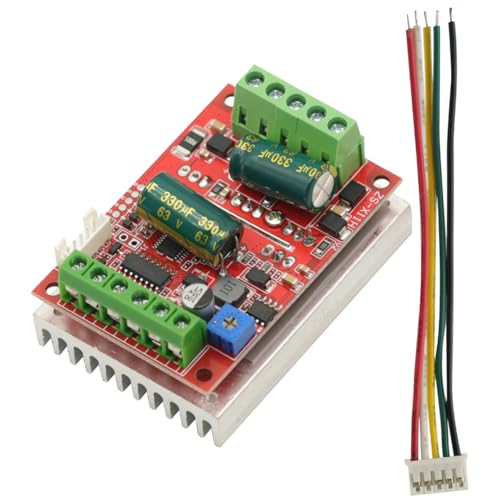 DC 6-60V 400W 3 Phases Hall Brushless Motor Controller Board BLDC PWM PLC Driver Module with Forward/Reverse/Brake Function - Image 4