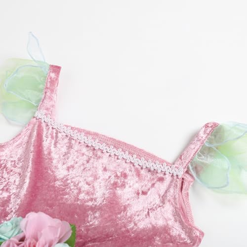 Disfraz de hada para niñas con bandas y alas miniatura 5