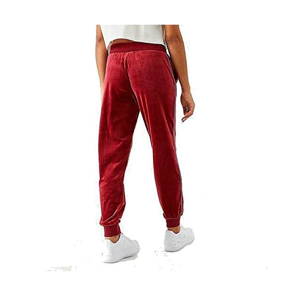 Nike Women's Sportswear Velour Heritage Jogger Pants, Red XS