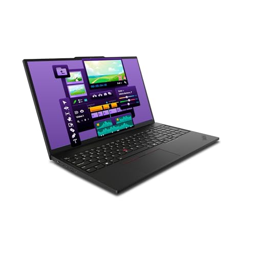 Image of Lenovo ThinkPad P16s Gen 4 Mobile Workstation, Intel Ultra 7-255H, 96 GB DDR5 RAM, 4 TB PCIe SSD, 16 inch WQUXGA (3840x2400) Touchscreen, Intel R Graphics, Backlit Keyboard, W11 Pro, Black+Traix Mousepad
