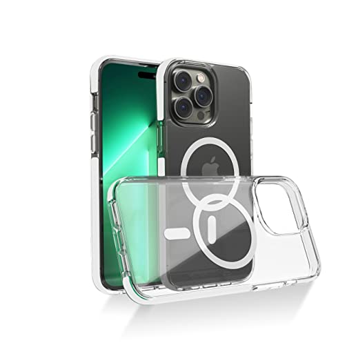 Image of eller sante Guard MagPro for iPhone 14 Pro Case Cover, 10 Feet Drop Protection, Shockproof, Scratch Resistant, Slim, Thin Compatible with MagSafe iPhone 14 Pro Back Cover - White